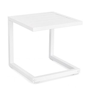 BIZZOTTO Tavolino da giardino HILDE 40X40 bianco LD30