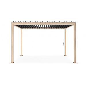 BIZZOTTO PERGOLA OCEAN 3X4 NATURAL-ANTRACITE
