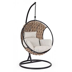 BIZZOTTO Poltrona sospesa GALAPAGOS SAND con cuscini