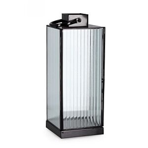BIZZOTTO LANTERNA TEHRI 1M RIGHE TRASP NERO H37,5