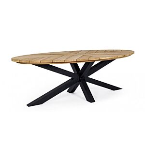BIZZOTTO TAVOLO PALMDALE OV 240X110 CARBON RT02