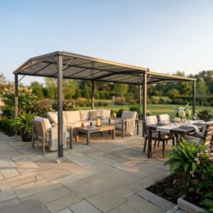 Padiglione da giardino estensibile ANTARES 3 × 3 / 5,7 m