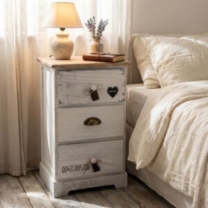 Cassettiera in legno ANDER con 3 cassetti