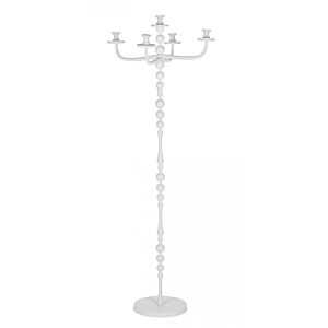 BIZZOTTO CANDELABRO RIDHI 5FUOCHI BIANCO H152