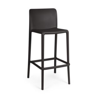 BIZZOTTO sgabello bar CHLORIS nero – impilabile