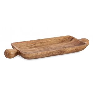 BIZZOTTO VASSOIO DECORATIVO AIMI LEGNO NATUR H3,5