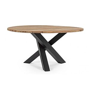 BIZZOTTO TAVOLO BRANDON D150 NERO PM02