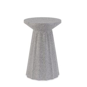 BIZZOTTO tavolino rotondo ADELYA grigio Ø30 × 46 cm