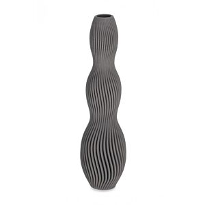 BIZZOTTO VASO SVENNA GRIGIO H32,5