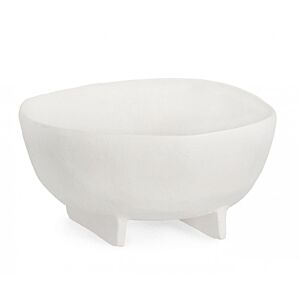 BIZZOTTO CIOTOLA DECORATIVA HISAR BIANCO H10