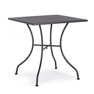 BIZZOTTO TAVOLO KELSIE ANTRACITE 70X70