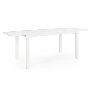 BIZZOTTO Tavolo da giardino allungabile HILDE 140-210X77 bianco LD30