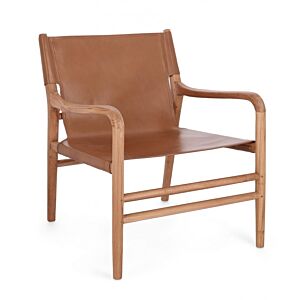 BIZZOTTO POLTRONA LOUNGE CAROLINE COGNAC