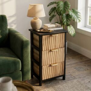Cassettiera in legno CESAR con 3 cassetti