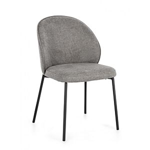 BIZZOTTO SEDIA WENDY NERO/GRIGIO SCURO