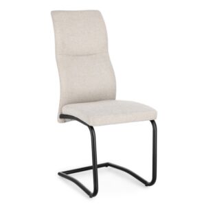 Sedia da pranzo BIZZOTTO THELMA nera/beige