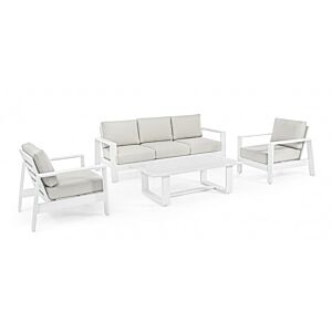 BIZZOTTO SET4 SALOTTO C-C BALTIC BIANCO YK11