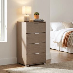 MOBILETTO 4 CASSETTI ROVERE GRIGIO