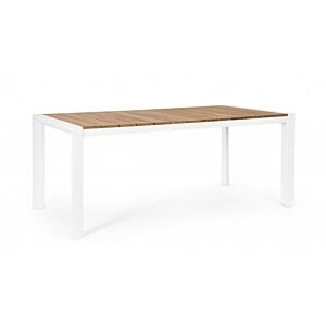 BIZZOTTO TAVOLO CAMERON 180X90 BIANCO GK50
