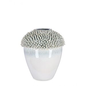 BIZZOTTO VASO IKU BIANCO VERDE H31,5
