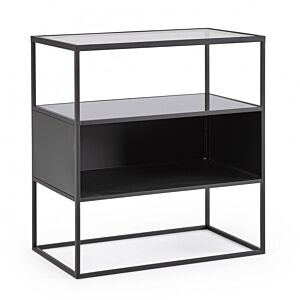 BIZZOTTO Mobiletto HYDRA 3F – nero, industrial | Bizzotto