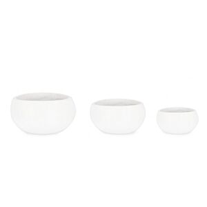 BIZZOTTO SET3 P.VASO HOIAN CIOTOLA BIANCO