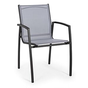 BIZZOTTO SEDIA C-BR HILLA ANTRACITE LH32