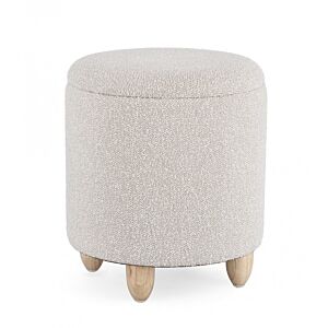 BIZZOTTO SGABELLO CONTENITORE  ZENA GRIGIO CH
