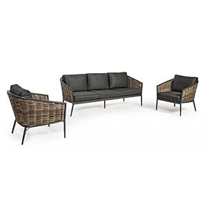 BIZZOTTO SET3 SALOTTO C-C MARIBELA ANTRACITE YK13