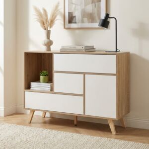 MOBILE EMORY BIANCO E NATURALE -  MO 806775