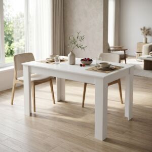 Tavolo allungabile EMMET bianco 140/190 × 90