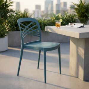 Sedia da giardino HARMONIE – verde petrolio
