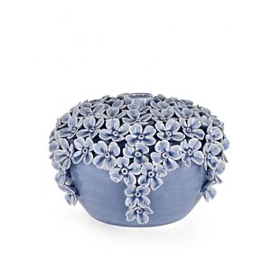BIZZOTTO VASO DECORATIVO TREASURE BOMB AZZURR H13