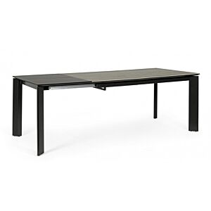 BIZZOTTO TAV ALL BRIVA GRIGIO-NERO 160-220X90