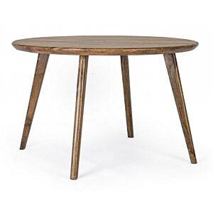 BIZZOTTO Tavolo rotondo da pranzo in legno SYLVESTER D120