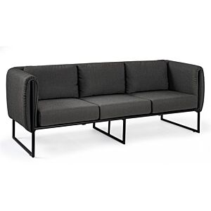 BIZZOTTO DIVANO 3P C-C PIXEL ANTRACITE