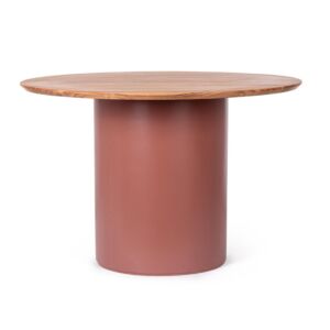 BIZZOTTO tavolo da pranzo rotondo OJAS TERRACOTTA D115