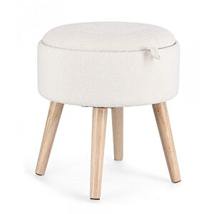 BIZZOTTO SGABELLO CONTENITORE.ZOYA C-VASS BIA