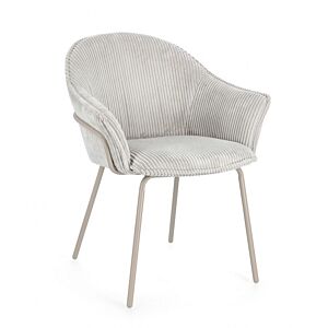 BIZZOTTO SEDIA C-BR CASSIDY WARM/GRIGIO CHIARO