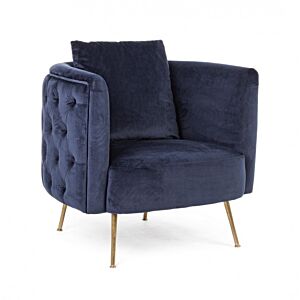 BIZZOTTO POLTRONA TENBURY BLU