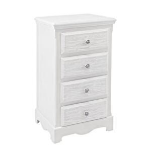 BIZZOTTO cassettiera alta 4 cassetti BLANC