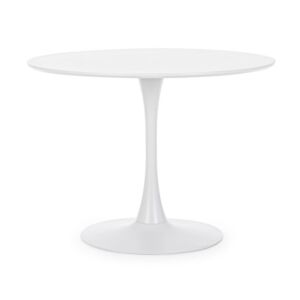 BIZZOTTO tavolo da pranzo rotondo BLOOM D100 bianco