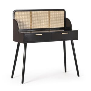 BIZZOTTO consolle con 2 cassetti JOSINE nero