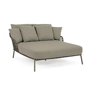 BIZZOTTO Lettino – Daybed 2P IVISSA verde con cuscini