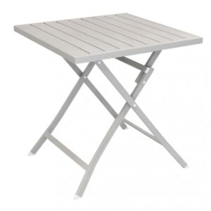 Tavolo da giardino pieghevole ALABAMA 70 × 70 tortora 