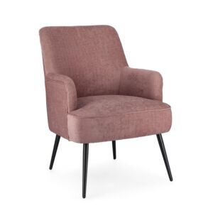 BIZZOTTO poltrona imbottita ERNESTINE dark rose