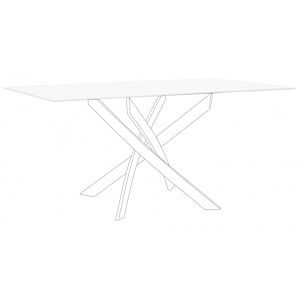 BIZZOTTO PIANO RETT TAVOLO GEORGE BIANCO 160X90