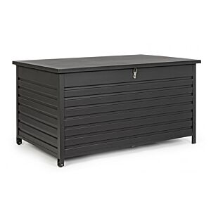 BIZZOTTO Baule ATLANTIC in alluminio con ruote e maniglia – 165x72x83 cm