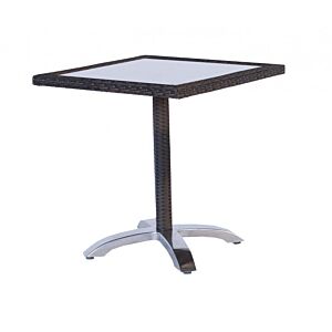 BIZZOTTO TAVOLO SIX QU C-V MARRONE COFFE 70X70