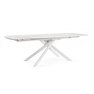 BIZZOTTO TAVOLO ALL. JOAKIM 160-240X90 BIANCO